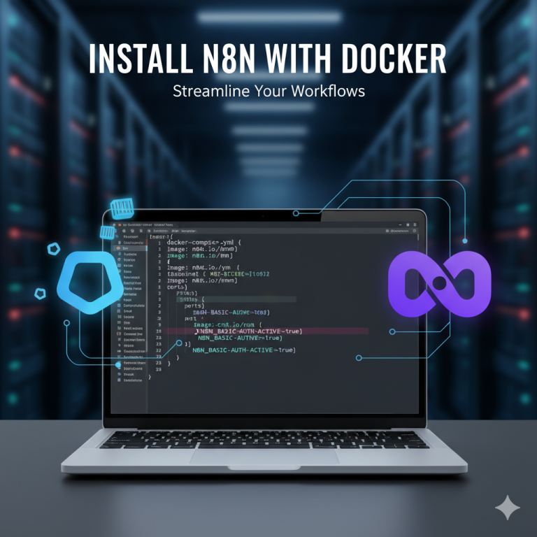 Install n8n with Docker step-by-step setup with SSL and custom domain